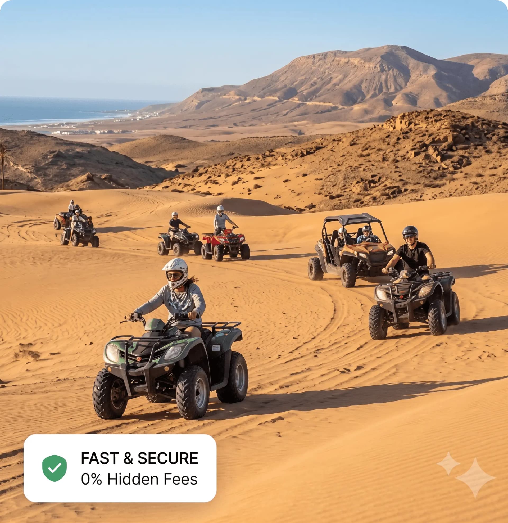 Cryptocurrency payments for Excursions in Morocco